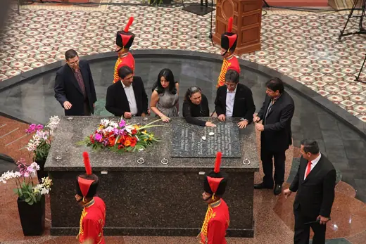 Photo 2: Exterior · Caracas, Canciller Ricardo Patiño participó en los actos de conmemoración de la muerte de Hugo Chávez