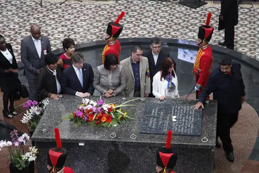 Photo 3: Exterior · Caracas, Canciller Ricardo Patiño participó en los actos de conmemoración de la muerte de Hugo Chávez