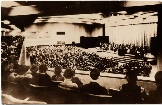 Photo 3: Interior · NBC -- world's largest broadcasting studio in Rockefller Center, circa 1930s