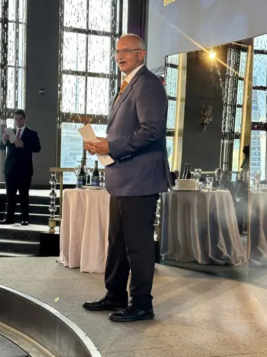 Photo 5: Interior · Anand Deshpande's speech at Rainbow Room at Rockefeller Center in New York