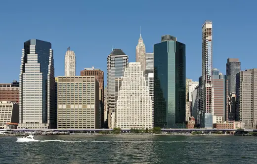 Photo 3: Exterior · View of Manhattan from Circle Line Sightseeing boat, East River, New York City