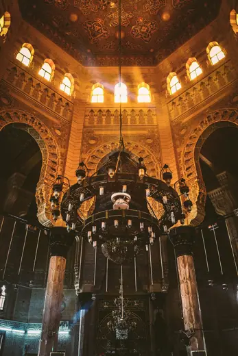 Photo 4: Interior · The architecture of Abu el-Abbas el-Mursi Mosque from inside