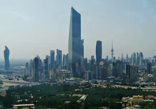 Photo 5: Context · View from the Kuwait Towers to the al-Hamra Tower, Kuwait City, Kuwait
