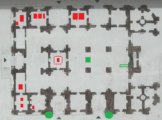 Photo 7: Plan · Floor plan of the Rifa'i Mosque in Cairo, Egypt