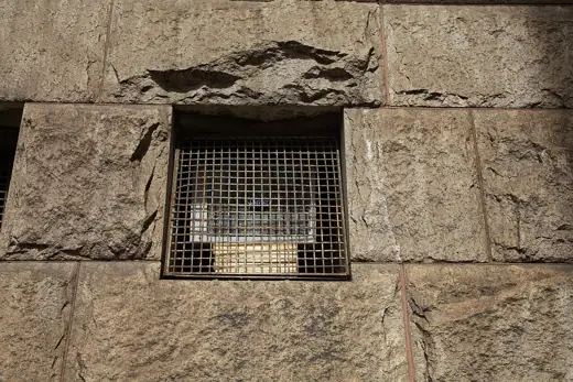 Photo 5: Detail · Close-up of the Allegheny County Courthouse & Jail in Pittsburgh, PA