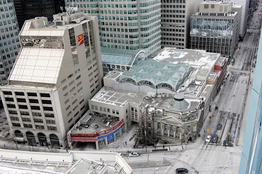 Photo 5: Interior · Looking down on Yonge and Front, Hockey Hall of Fame , Brookfield Place 