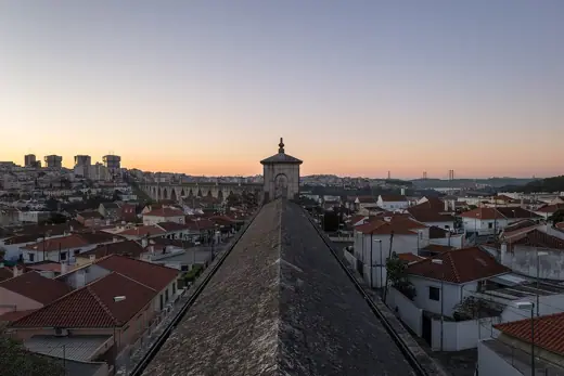 Photo 3: Exterior · Aqueduto das Águas Livres at sunrise, Parque Florestal de Monsanto, Lisbon, Portugal