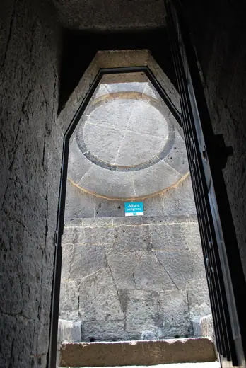 Photo 7: Detail · Door to roof area of the Anahuacalli Museum