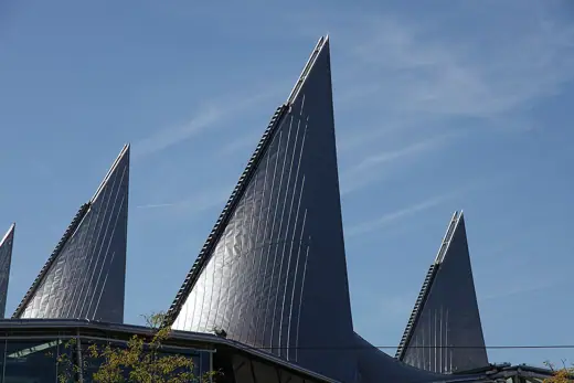 Photo 2: Exterior · The Justice Courts, designed by Richard Rogers