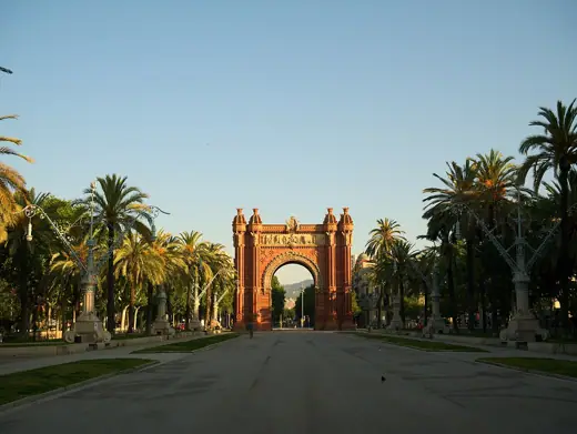 Photo 3: Exterior · Barcelona's Arc de Triomf viewed from the Passeig de Lluis Companys in the morning