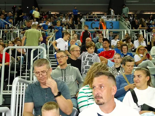 Photo 5: Interior · Zagreb Arena,Croatia,on 25.September 2025 -audience at RK Zagreb v