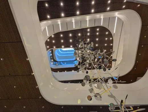 Photo 5: Interior · Atrium of the Fulton County Central Library, taken from the main stairwell