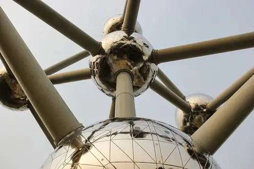 Photo 7: Detail · Das Atomium in Brüssel , wurde zur Expo 58 errichtet
