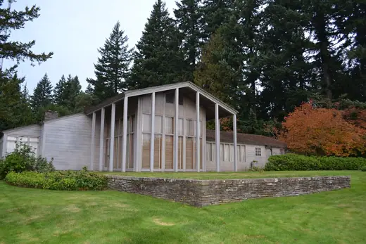 Photo 1: Exterior · The Watzek House helped to define the Northwest Contemporary style