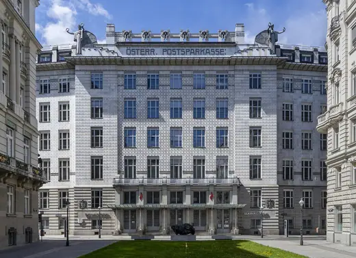 Photo 3: Exterior · Otto Wagner Postsparkasse Hauptfront