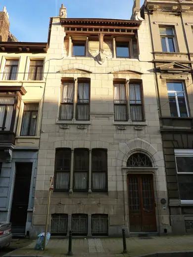 Photo 4: Exterior · Maison Autrique au n°266 de la chaussée de Haecht à Schaerbeek, Bruxelles
