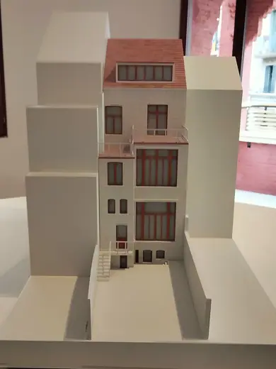 Photo 7: Model · Casa Vicens (Barcelona), maqueta de la casa Autrique, Schaerbeek, de Victor Horta