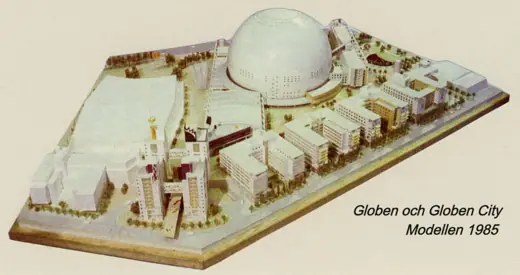 Photo 7: Model · Globen och Globen City, modellen