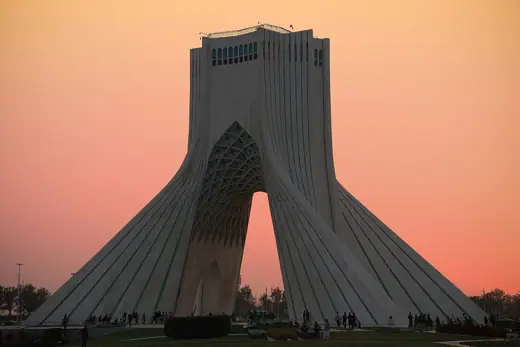 Photo 3: Exterior · The Azadi Tower in Tehran, October 2020