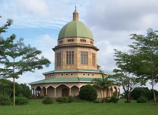 Photo 3: Exterior · This Baha'i House of Worship is found on Kikaaya Hill, Kampala, Uganda