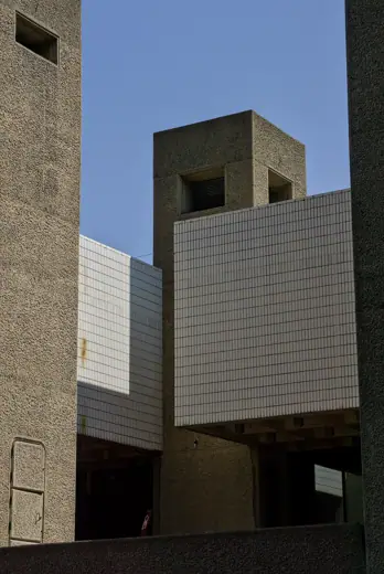 Photo 3: Exterior · View towards the Barbican Arts Centre from Defoe Place