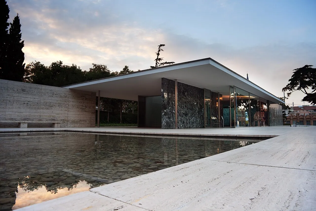 Barcelona Pavilion: Exterior · The Barcelona Pavilion, Barcelona, 14 October 2010