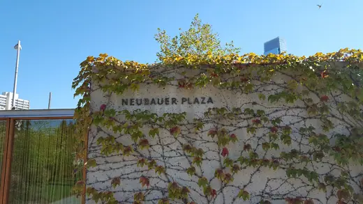 Photo 6: Context · A wall with a nameplate affixed to it at the Barnes Foundation in Philadelphia