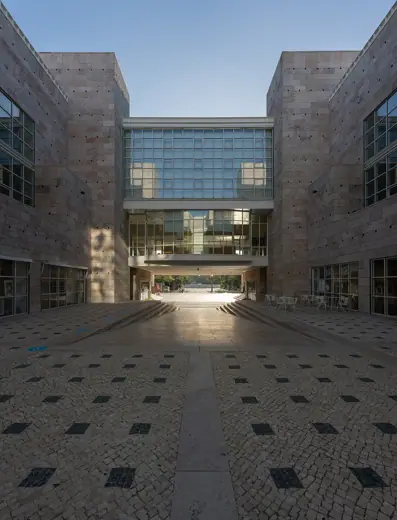 Photo 2: Exterior · Courtyard view of the Centro Cultural de Belém, Lisbon, Portugal