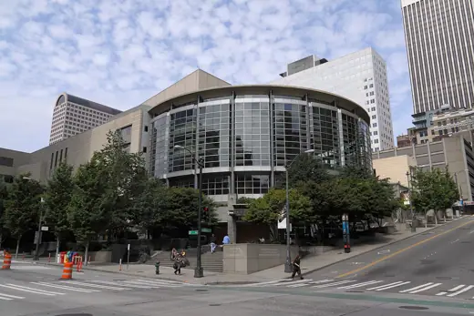 Photo 1: Interior · View of Benaroya Hall, from 2nd Ave and University St