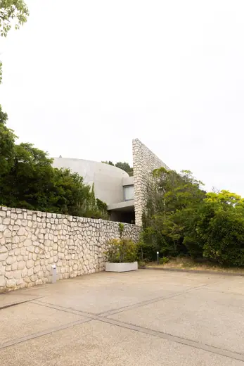Photo 2: Exterior · Entrance to the Benesse House Museum on Naoshima, Japan