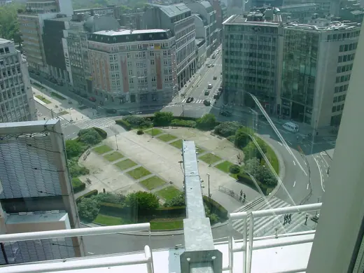 Photo 6: Interior · The Schuman roundabout, Brussels, from the Commission boardroom on the 13th floor of the Berlaymont building