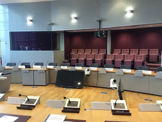 Photo 7: Interior · a conference room in the Berlaymont building