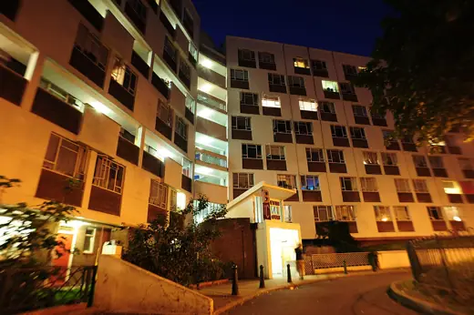 Photo 1: Exterior · Front exterior of Bevin Court