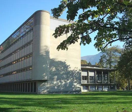 Photo 2: Exterior · Bibliothèque cantonale de Lugano, Viale Carlo Cattaneo 6, Lugano, Canton du Tessin, Suisse