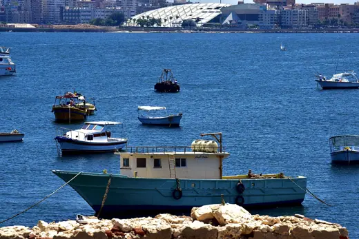 Photo 2: Exterior · Beautiful Sea view of Bibliotheca Alexandria