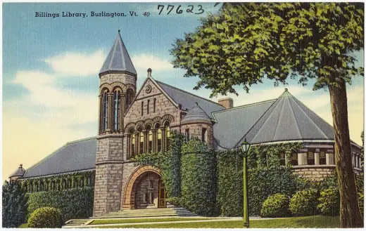 Photo 6: Detail · Title: Billings Library, Burlington, Vt