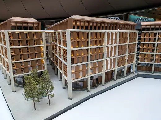 Photo 7: Model · Model of the Bloomberg London office building