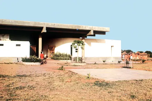 Photo 2: Exterior · The Bolgatanga Library was designed by Max Bond for the Ghana National Construction Corporation