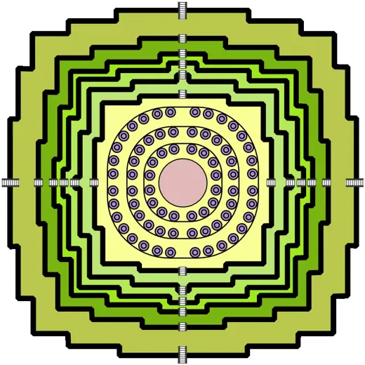 Photo 7: Plan · en:Borobudur ground plan