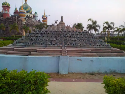 Photo 8: Model · This is a miniature replica, in Prayag Film city, of the famous Borobudur temple in Indonesia