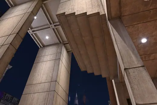 Photo 6: Detail · Detail on the southwest corner of Boston City Hall