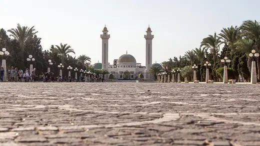 Photo 3: Exterior · This Mausoleum was made for the first President of Tunisia, Habib Bourguiba