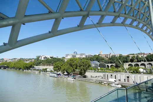 Photo 5: Detail · Rike Park as seen from Bridge of Peace, Tbilisi