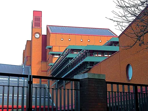 Photo 8: Elevation · Front elevation of the British Library, London
