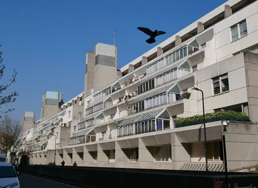 Photo 2: Exterior · The west face of the Brunswick Centre in Bloomsbury, London Borough of Camden