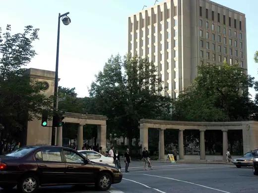 Photo 3: Interior · The main gates, called Roddick Gates, of McGill University, Montreal 