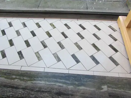 Photo 2: Exterior · A marble and tile floor in Busáras