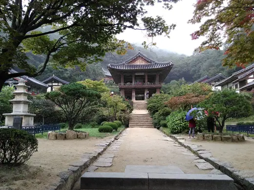 Photo 5: Exterior · Bell tower (Beomjongru or Beomjonggak) at Buseoksa