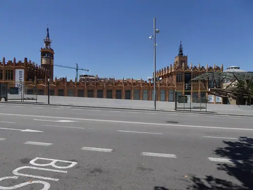 Photo 3: Exterior · CaixaForum Barcelona, Avinguda de Francesc Ferrer i Guàrdia, Montjuïc, Barcelona, Catalonia, July 2014