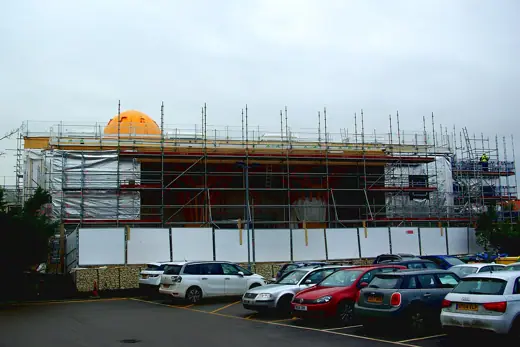 Photo 3: Exterior · Mosque under construction
